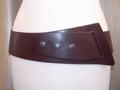 Ceinture cuir large femme Clearance