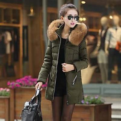 doudoune femme avec vrai fourrure